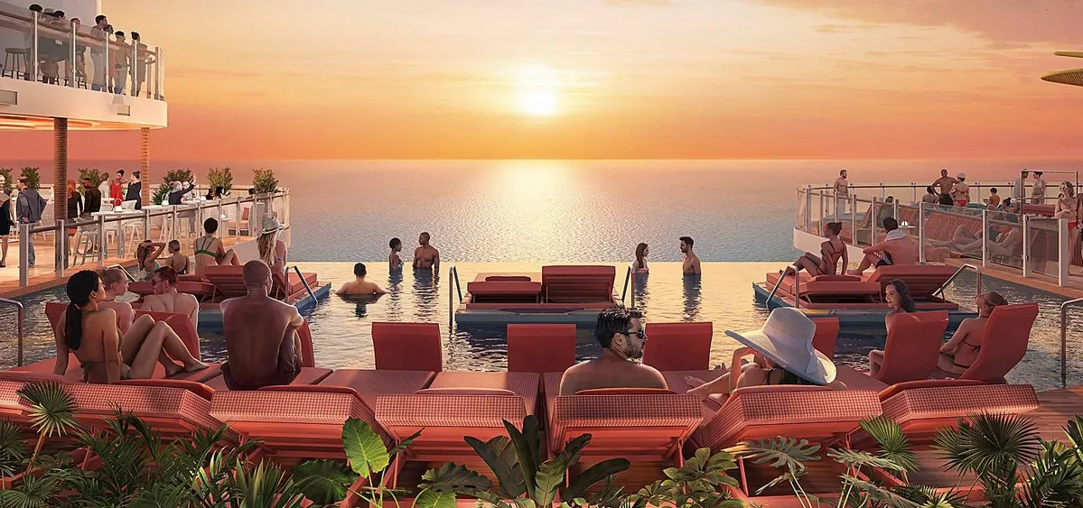 3- THE HIDEAWAY <br> LA PISCINA INFINITY RESERVADA A LOS ADULTOS