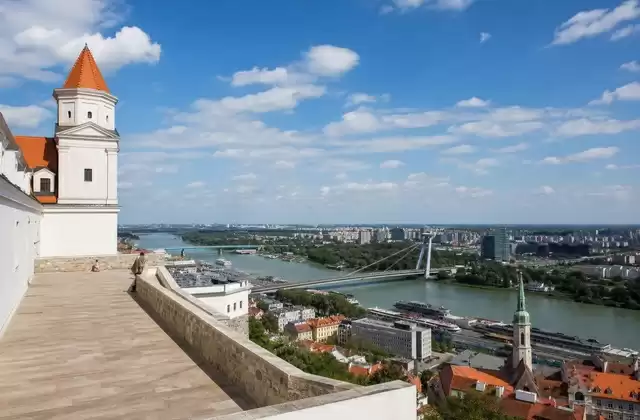 En el castillo de Bratislava