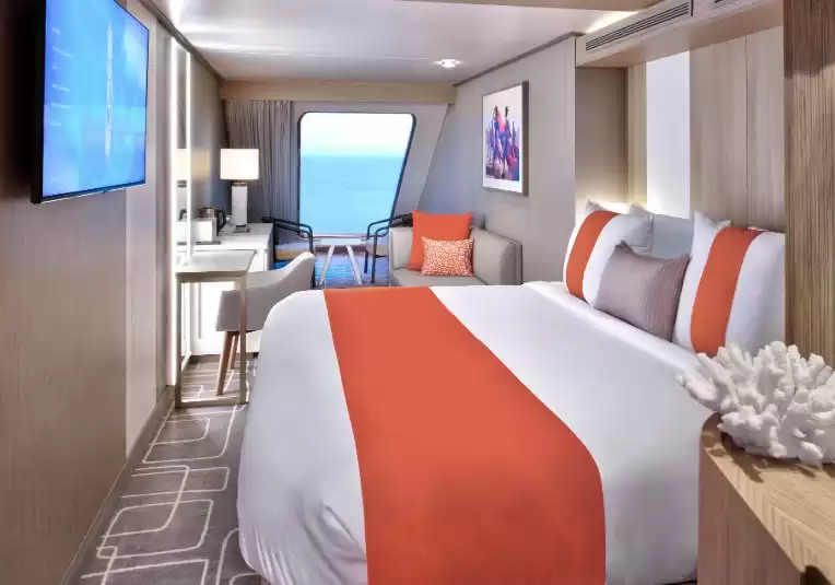 Cabina Deluxe con vista al mar  
