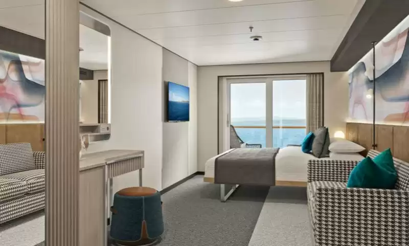 Suite Club balcón en proa